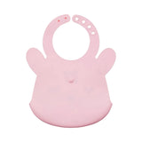 Silicone Roll-up Bib - Rose Bunny Tiny Twinkle