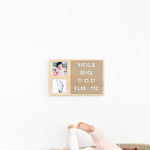 Babyprints Letterboard Frame Pearhead Inc