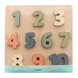 Wooden Numbers Puzzle Pearhead Inc
