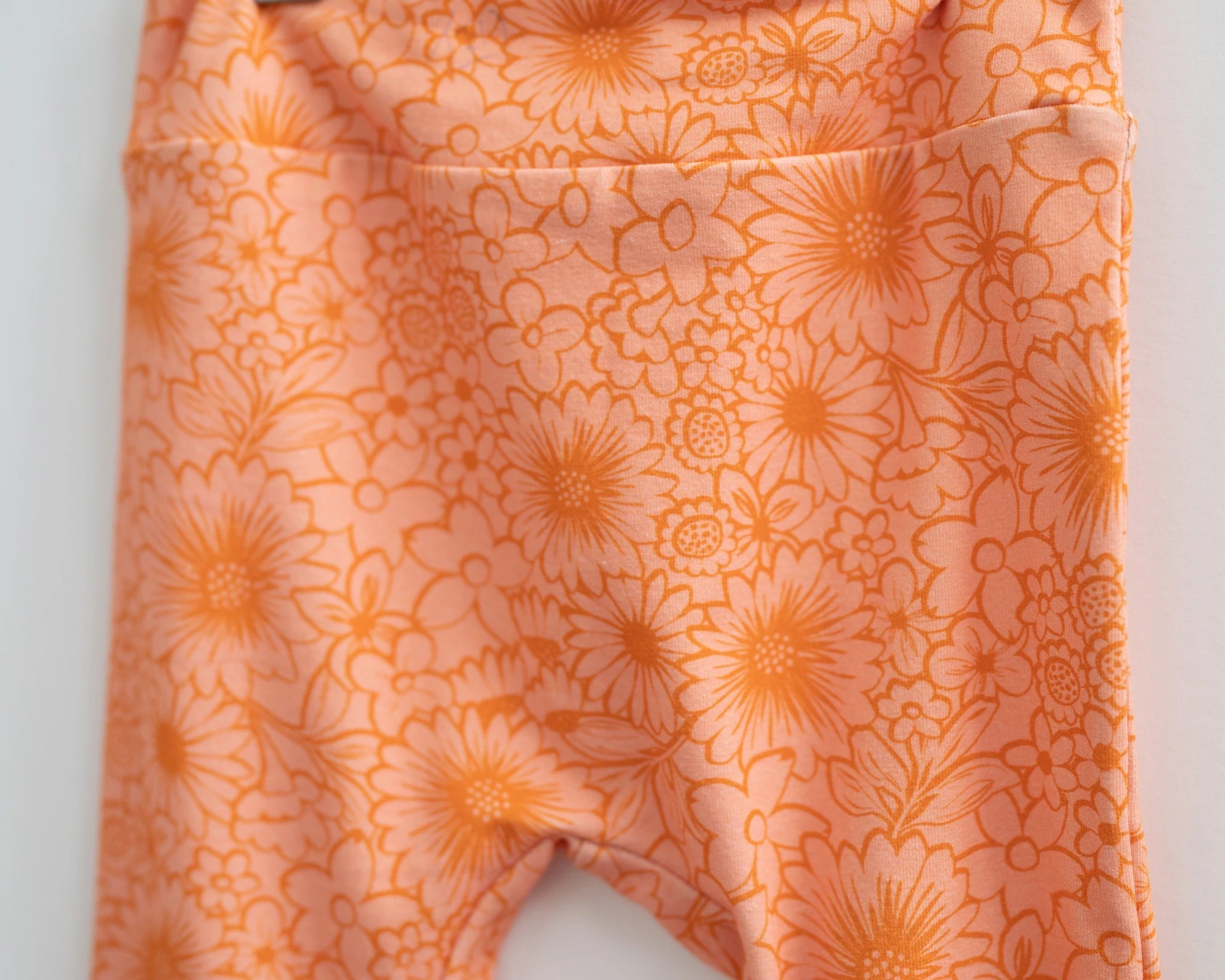 Kid Pink and Orange Printed Bell Bottoms Girls STRAWBERRY JAM