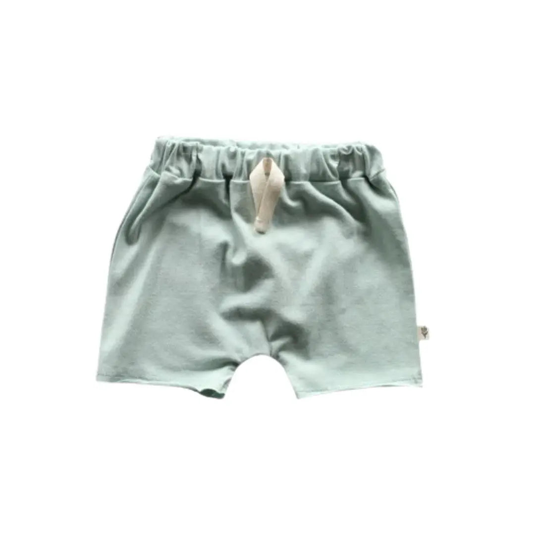 Baby Bamboo Harem Shorts - Aloe Babysprouts