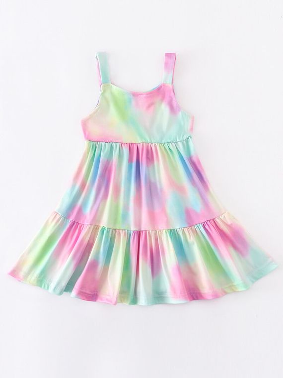 Tie Dye Twirl Dress