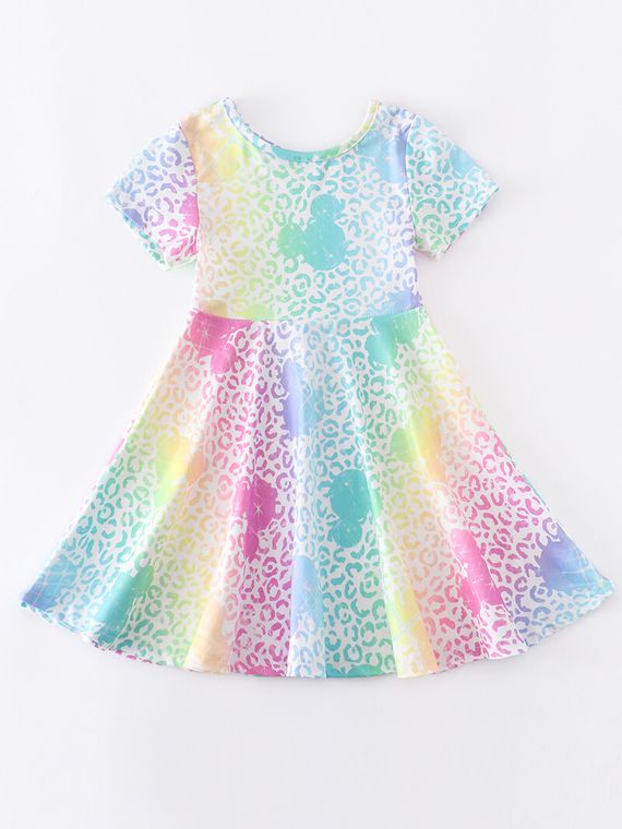 Baby Tie Dye Mouse Dress littleoneusa