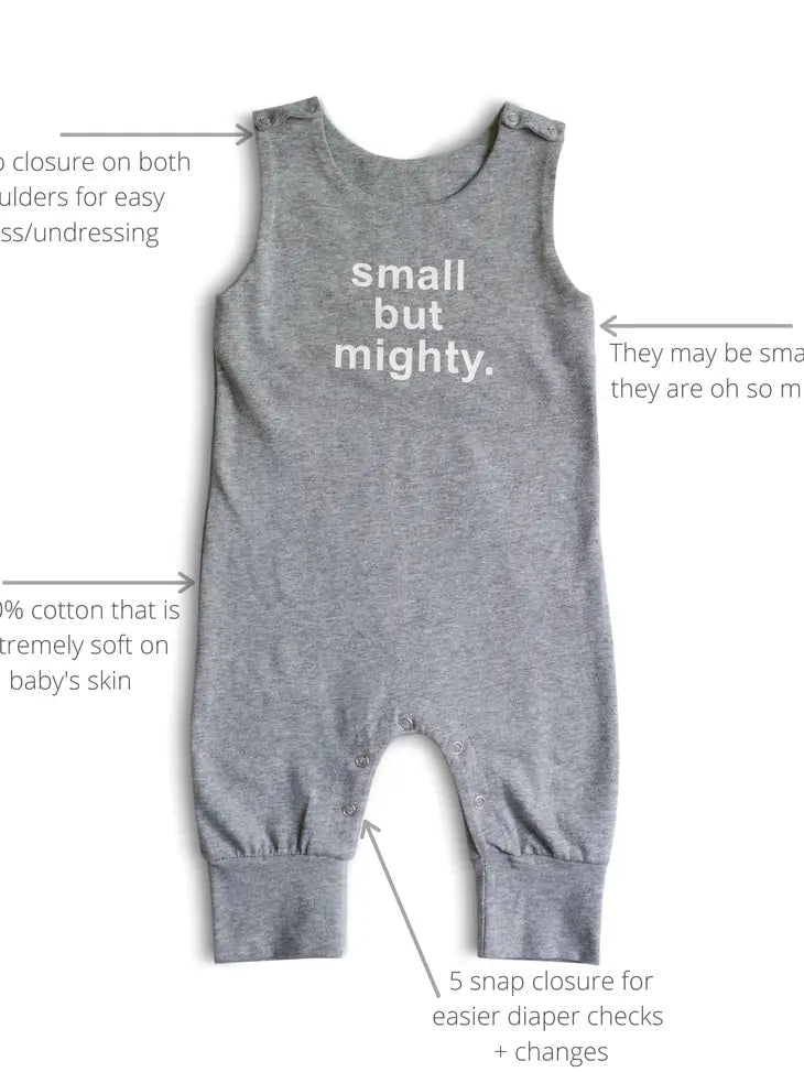 Baby Small But Mighty Romper DENVER JAMES