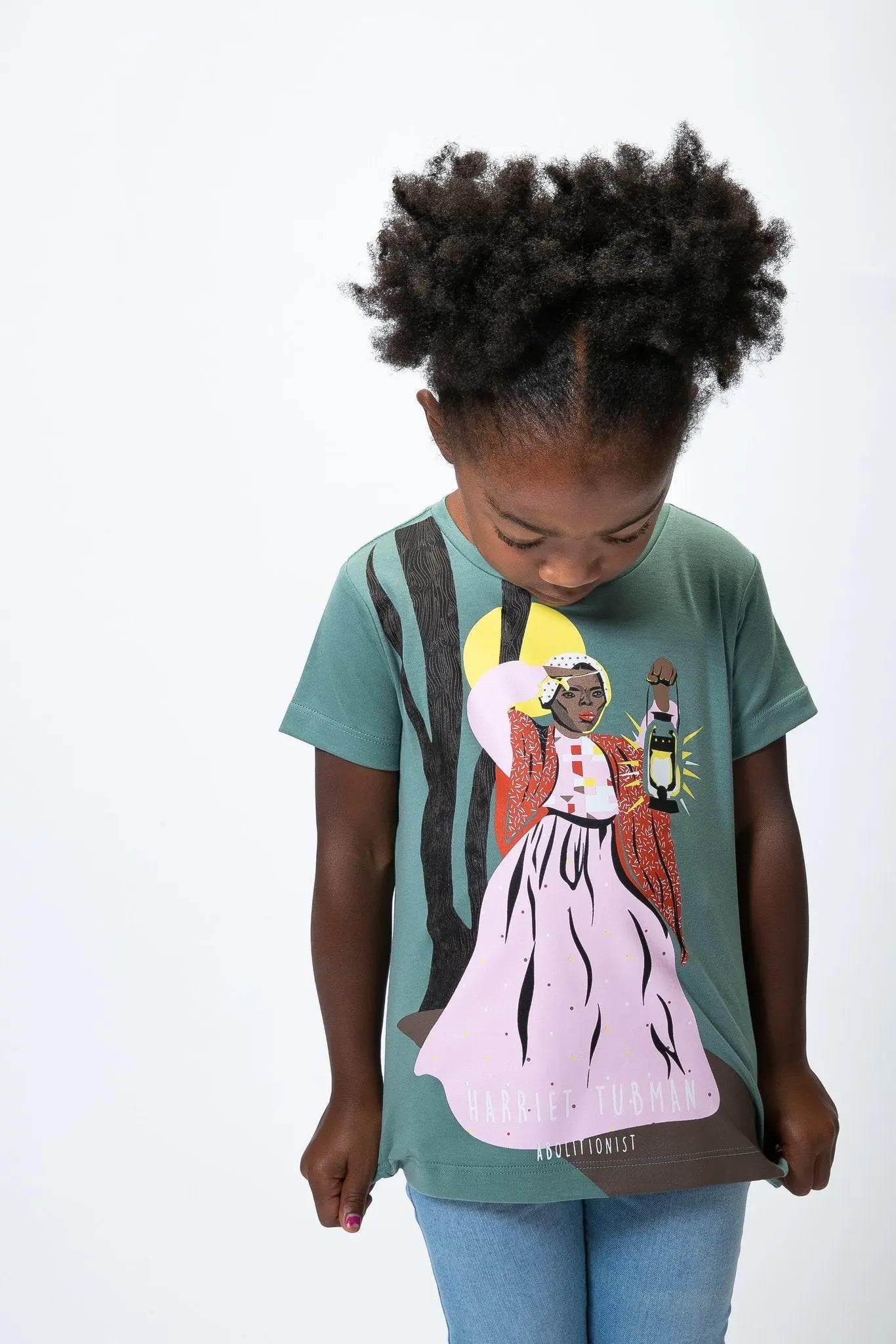 Toddler Harriet Tubman Short Sleeve Trailblazer Tee Piccolina Kids