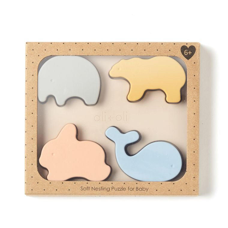 Soft Silicone Mini-Animal Puzzle