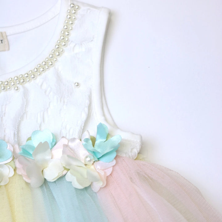 Floral Ombre Tulle Dress
