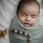 Muslin Swaddle Blanket Organic Cotton (Natural) Mushie
