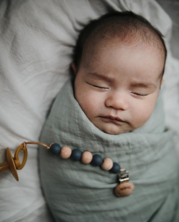 Muslin Swaddle Blanket Organic Cotton (Natural)