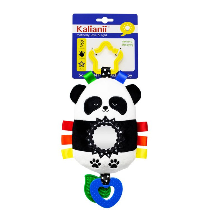 Squish 'N Play Panda Activity Toy- Multi-Sensory Learning Baby Toy