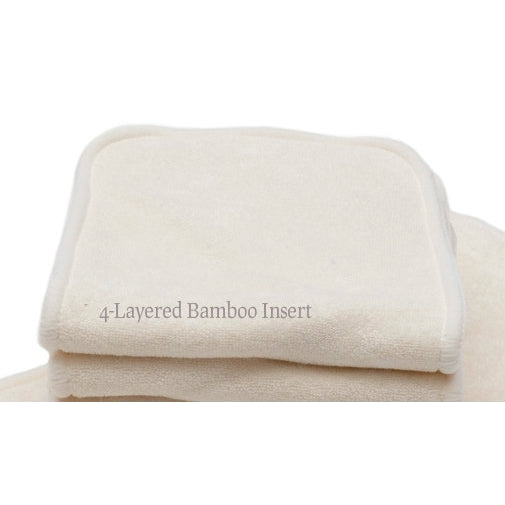 Bananas Newborn Cloth Diaper with 2 Bamboo Inserts