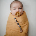 Muslin Swaddle Blanket Organic Cotton (Natural) Mushie