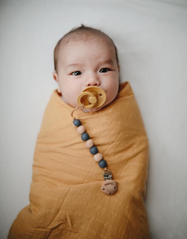 Muslin Swaddle Blanket Organic Cotton (Natural)
