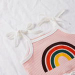 Baby Rainbow Romper - Blue For Boys & Girls