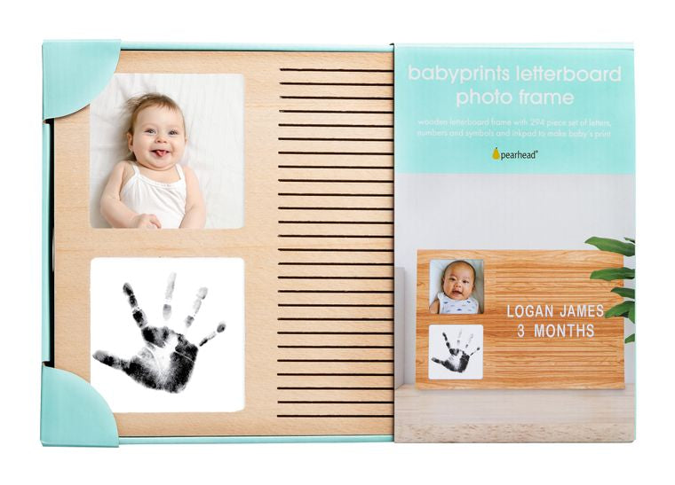 Babyprints Letterboard Frame Pearhead Inc