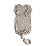 Baby Knotted Sleeper Gown - Blue Stripe Babysprouts