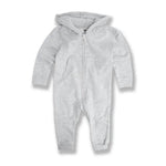 Baby Organic Essential Romper - Gray Tiny Tycoon