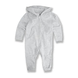 Baby Organic Essential Romper - Gray Tiny Tycoon