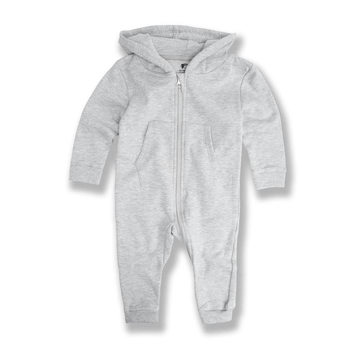 Organic Essential Romper - Gray