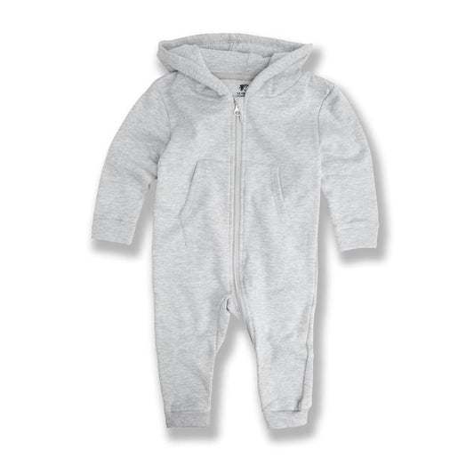 Organic Essential Romper - Gray