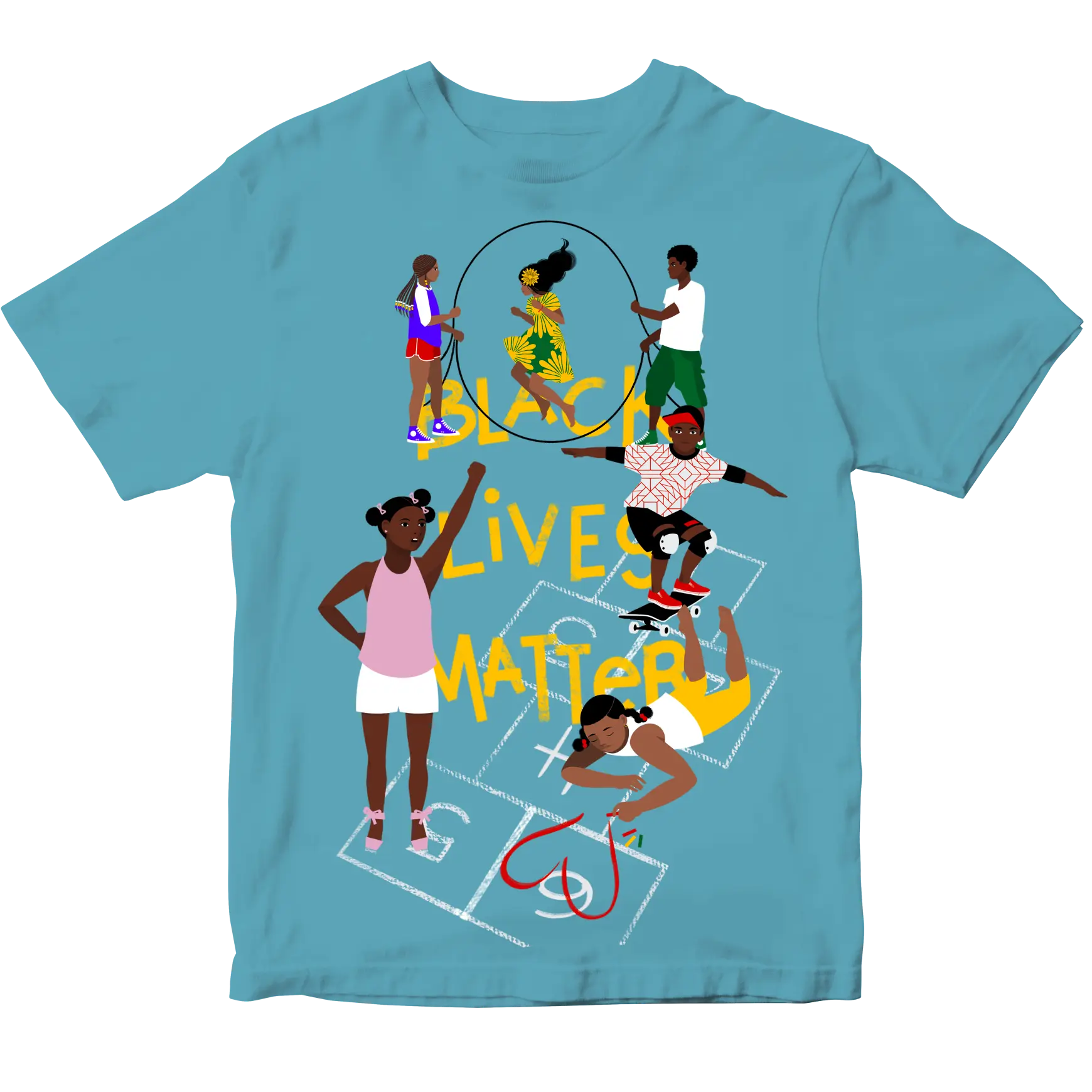 Toddler Black Lives Matter Short Sleeve T-Shirt Piccolina Kids