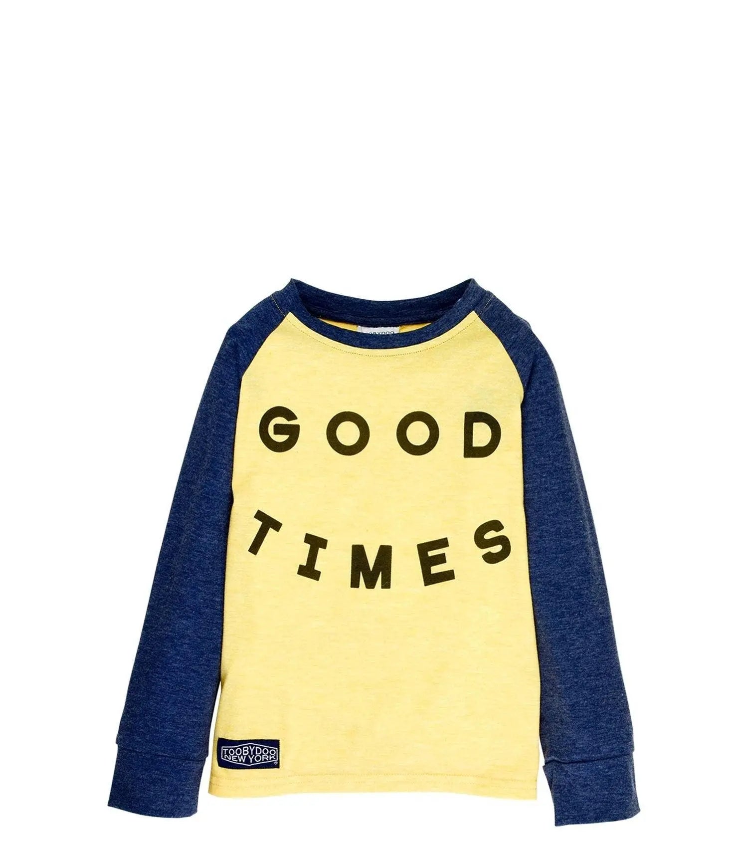 Toddler Good Times Baseball Tee Toobydoo
