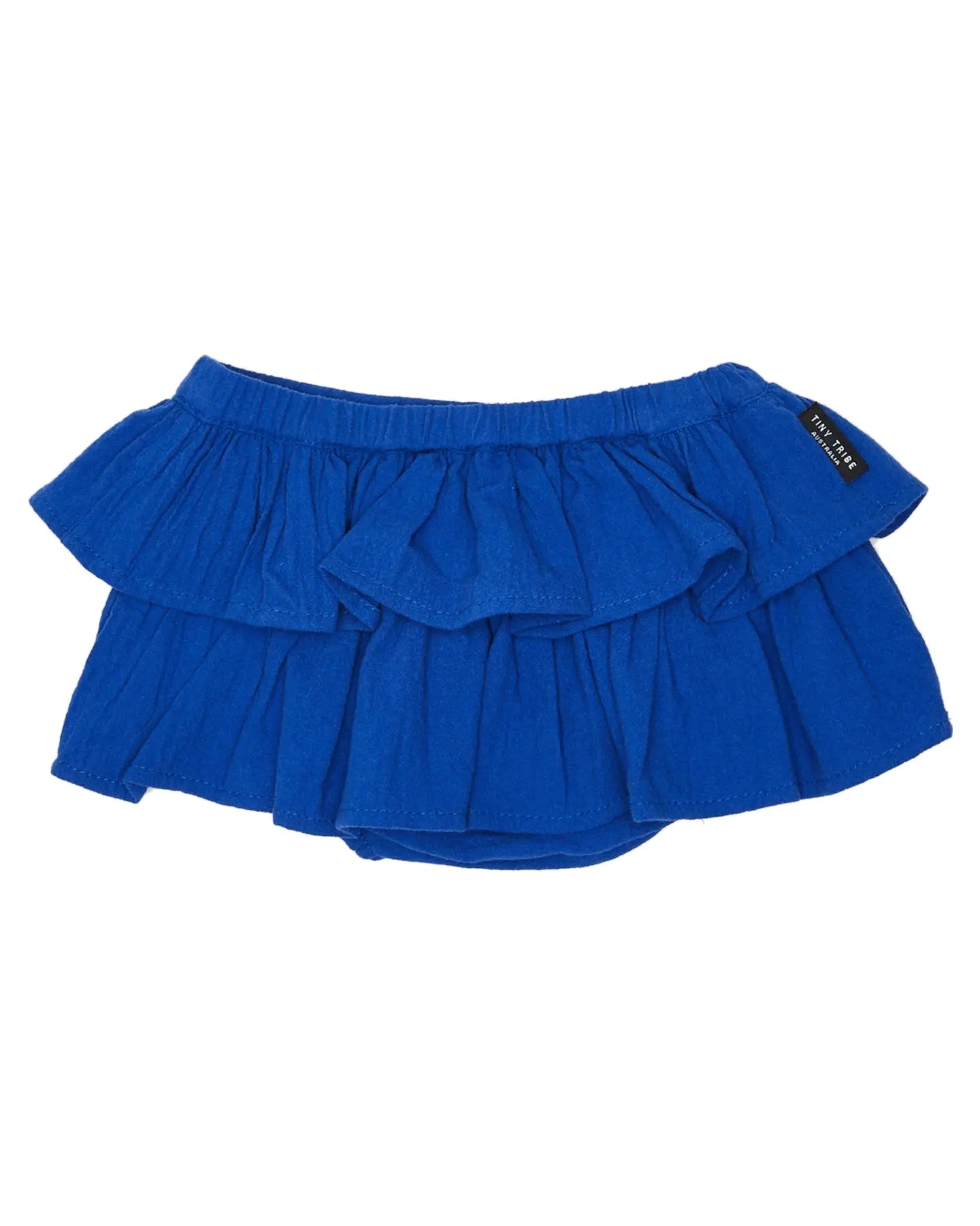 Baby Blue Frill Skirt with Diaper Cover Tiny Tribe
