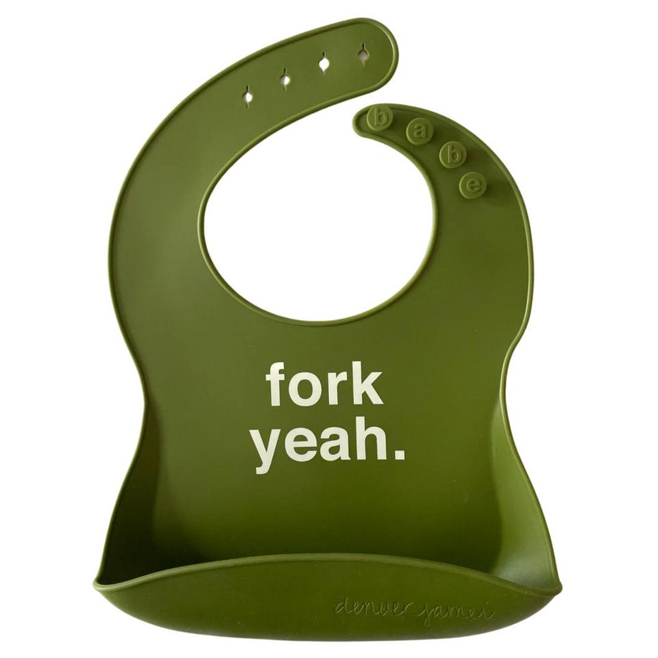 Silicone Bib Fork Yeah