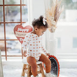 Baby Neutral Heart Leotard Evelyns Bowtique