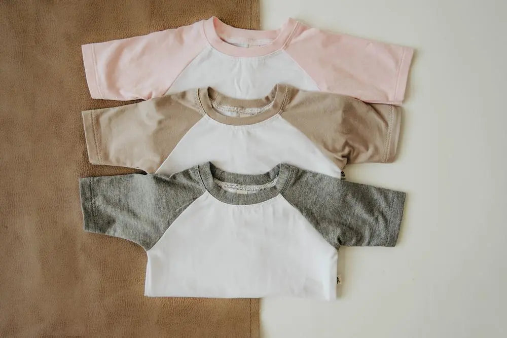 Baby Baseball Shirt - Lt. Pink