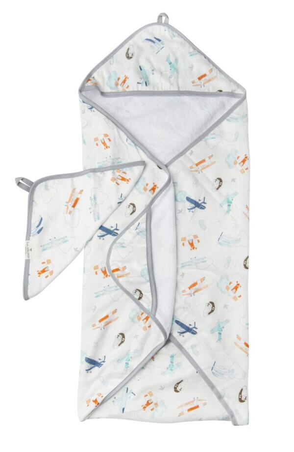 Hooded Towel Set- Born To Fly