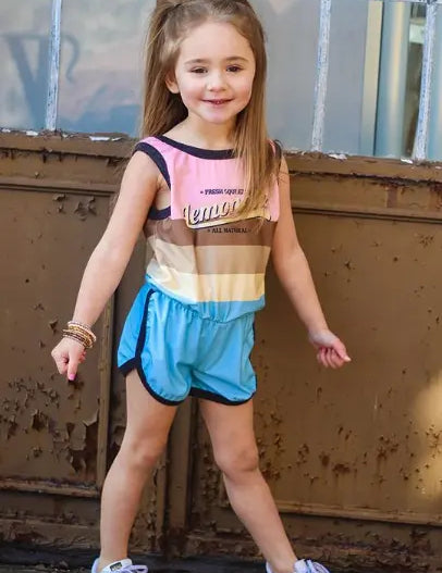 Toddler Fresh Squeezed Lemonade Romper Wee Monster