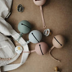 Silicone Pacifier Holder Case (Mauve) Mushie