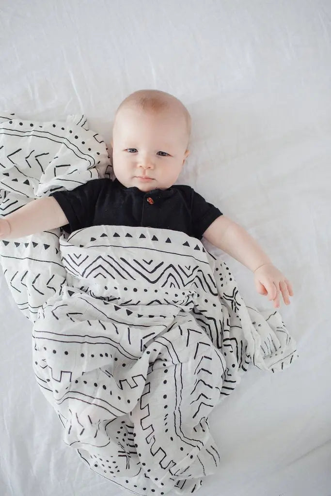 Muslin Quilt Blanket - Mudcloth Lou Lou Lollipop