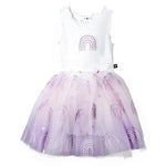 Kid Glitter Rainbow Tutu Dress Petite Hailey
