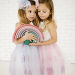 Kid Glitter Rainbow Tutu Dress Petite Hailey