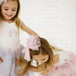 Kid Glitter Rainbow Tutu Dress Petite Hailey