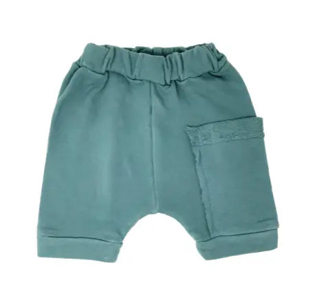 Toddler Blue Harem Shorts - Unisex Wee Monster