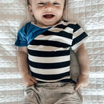 Baby Grey Ribbed Shorts Tiny Tribe