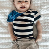 Baby Grey Ribbed Shorts Tiny Tribe