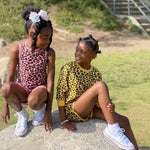 Kid Leopard Shorts - Yellow Petite Hailey