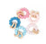 Abby Teething Rattle three hearts modern