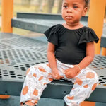 Baby Black Flutter Sleeve Leotard GIGGLES LA