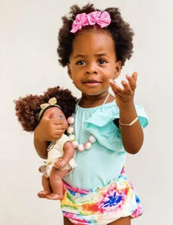 Baby Aqua Flutter Sleeve Leotard GIGGLES LA