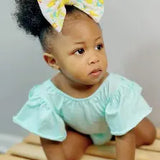 Baby Black Flutter Sleeve Leotard GIGGLES LA