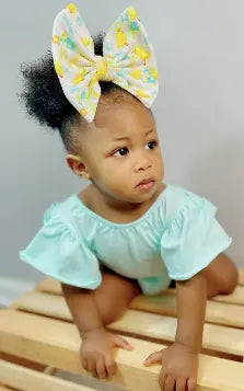 Baby Black Flutter Sleeve Leotard GIGGLES LA