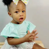 Baby Black Flutter Sleeve Leotard GIGGLES LA