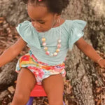 Baby Black Flutter Sleeve Leotard GIGGLES LA