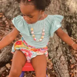 Baby Black Flutter Sleeve Leotard GIGGLES LA