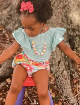 Baby Black Flutter Sleeve Leotard GIGGLES LA